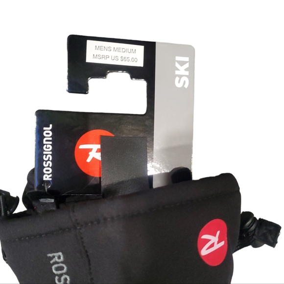 Men's Rossignol Ski Gloves Drypel Waterproof Technology Black Size M NWT - Picture 3 of 5